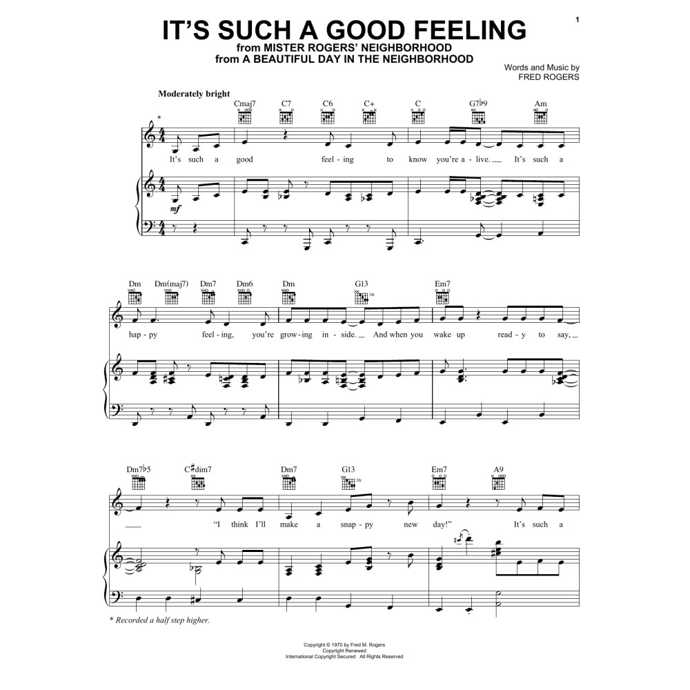 It's Such A Good Feeling (from A Beautiful Day in the Neighborhood)