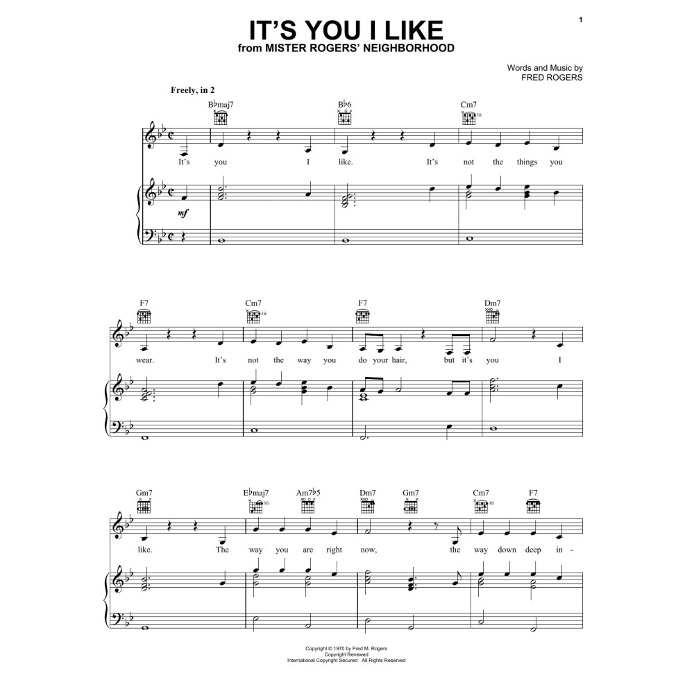 It's You I Like