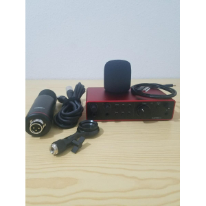 Yamaha DM3S + Nektar Aruba + Focusrite Scarlett 2i2 4th Gen + CM25 MKIII microphone