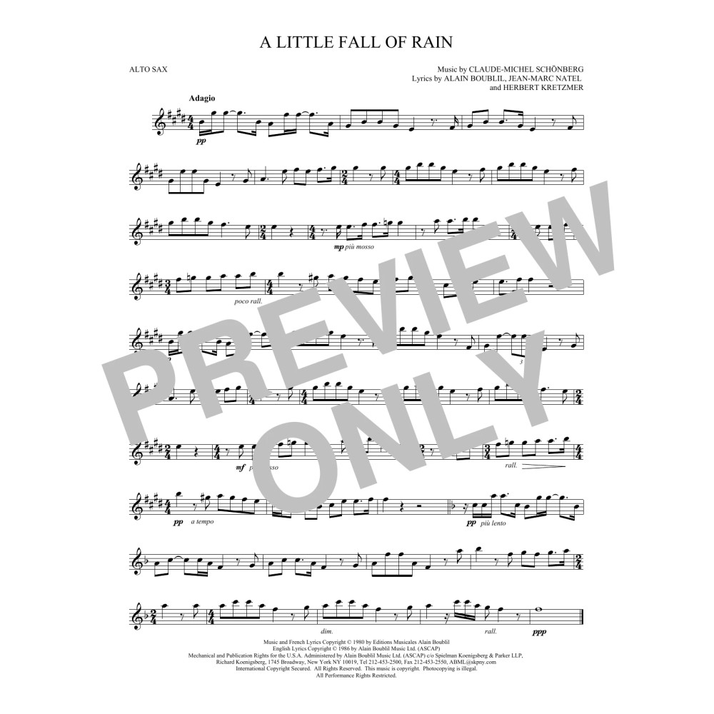 A Little Fall Of Rain