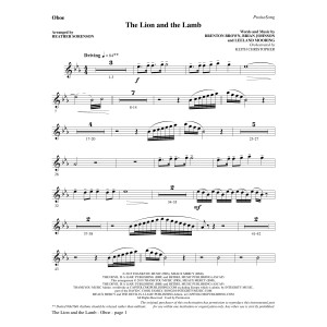 The Lion and the Lamb (with All Hail the Power of Jesus' Name) - Oboe