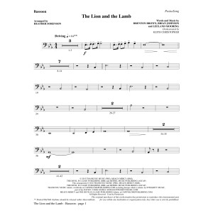 The Lion and the Lamb (with All Hail the Power of Jesus' Name) - Bassoon