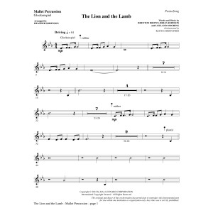 The Lion and the Lamb (with All Hail the Power of Jesus' Name) - Mallet Percussion