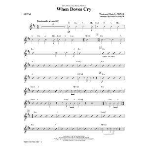 When Doves Cry - Guitar