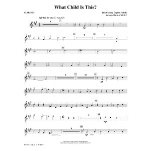 What Child Is This? - Clarinet