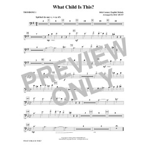 What Child Is This? - Trombone 1