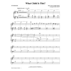 What Child Is This? - Synthesizer