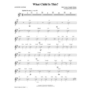 What Child Is This? - Acoustic Guitar