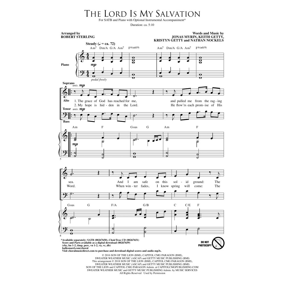 The Lord Is My Salvation
