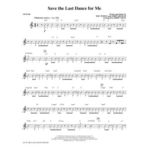 Save the Last Dance for Me (arr. Kirby Shaw) - Guitar