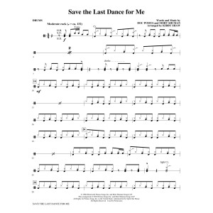 Save the Last Dance for Me (arr. Kirby Shaw) - Drums
