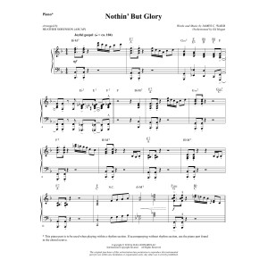 Nothin' But Glory - Piano