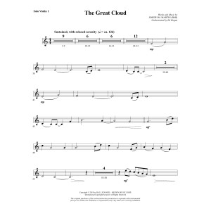 The Great Cloud - Solo Violin 1