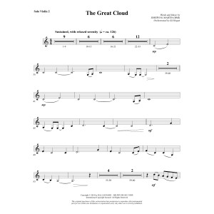 The Great Cloud - Solo Violin 2