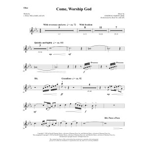Come, Worship God - Oboe