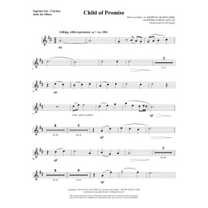 Child of Promise - Soprano Sax/Clarinet(sub oboe)