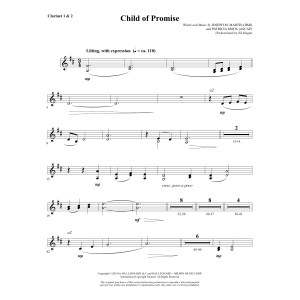 Child of Promise - Bb Clarinet 1 & 2