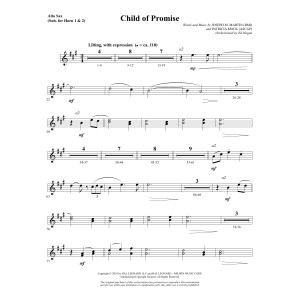 Child of Promise - Alto Sax 1-2 (sub. Horn 1-2)