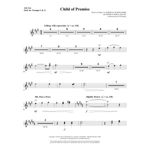 Child of Promise - Alto Sax (sub. Trumpet 2-3)