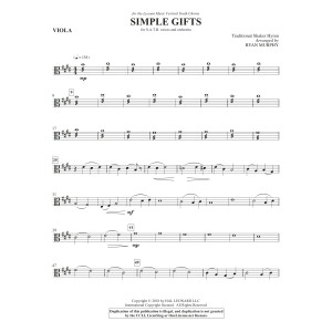 Simple Gifts - Viola