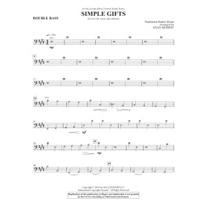 Simple Gifts - Double Bass