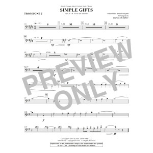Simple Gifts - Trombone 2