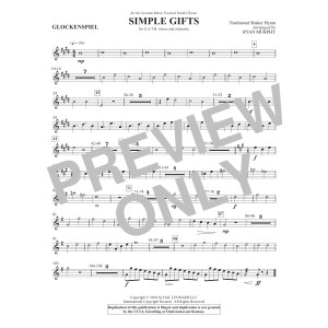 Simple Gifts - Glockenspiel