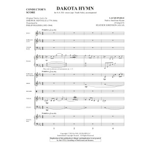 Dakota Hymn - Full Score