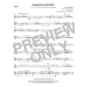 Dakota Hymn - Oboe