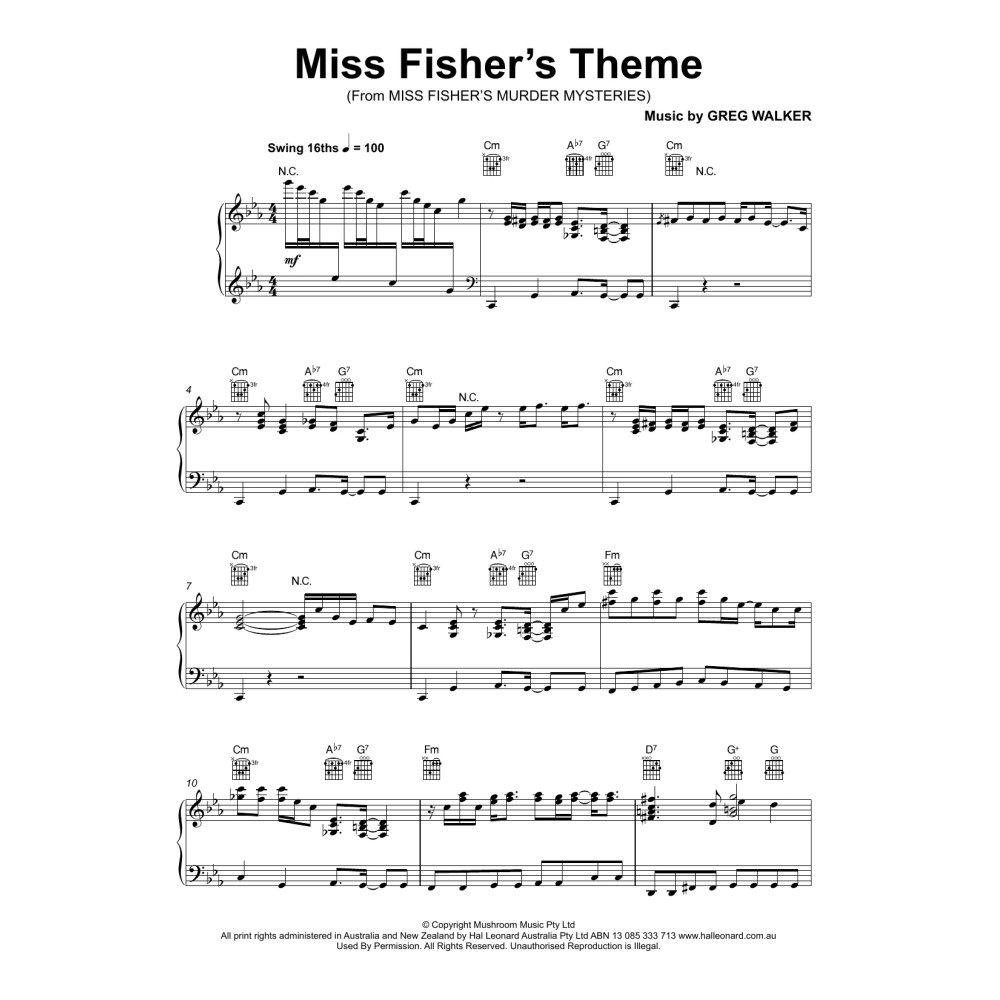 Miss Fisher's Theme (from Miss Fisher's Murder Mysteries)