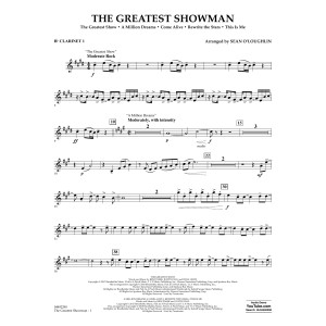 The Greatest Showman - Bb Clarinet 1