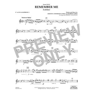 Remember Me - Eb Alto Saxophone 2