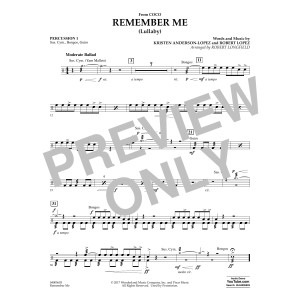 Remember Me - Percussion 1