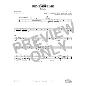 Remember Me - Percussion 2