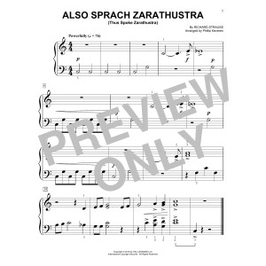 Also Sprach Zarathustra (arr. Phillip Keveren)