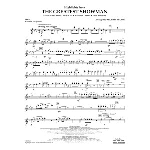 Highlights from The Greatest Showman - Pt.3 - Bb Tenor Saxophone