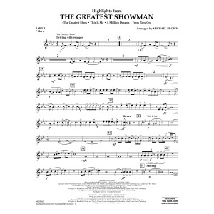Highlights from The Greatest Showman - Pt.3 - F Horn
