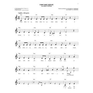 Chim Chim Cher-ee (from Mary Poppins)