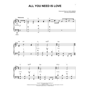 All You Need Is Love