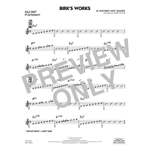 Birk's Works - Bb Solo Sheet