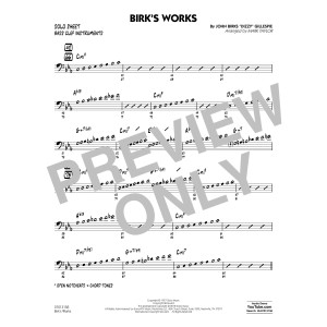 Birk's Works - Bass Clef Solo Sheet