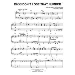 Rikki Don't Lose That Number [Jazz version]