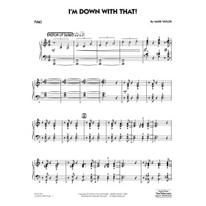 I'm Down With That! - Piano