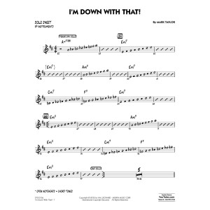 I'm Down With That! - Bb Solo Sheet