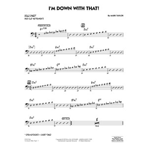 I'm Down With That! - Bass Clef Solo Sheet