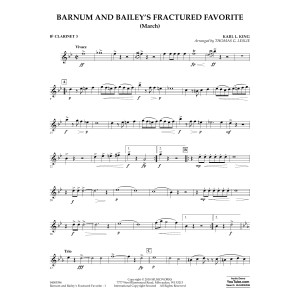 Barnum and Bailey's Fractured Favorite - Bb Clarinet 3