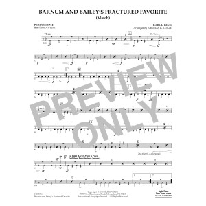 Barnum and Bailey's Fractured Favorite - Percussion 2