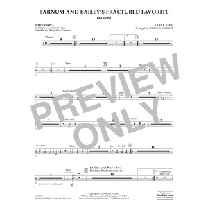 Barnum and Bailey's Fractured Favorite - Percussion 4