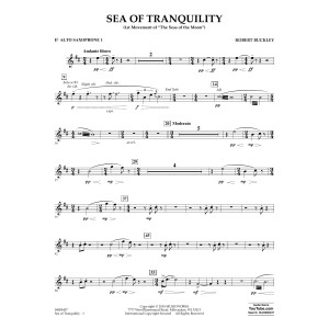 Sea of Tranquility - Eb Alto Saxophone 1