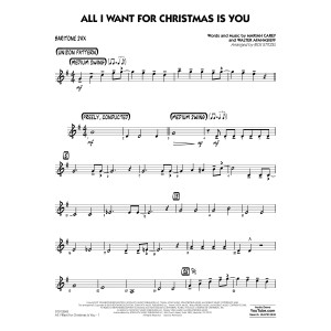 All I Want For Christmas Is You - Baritone Sax